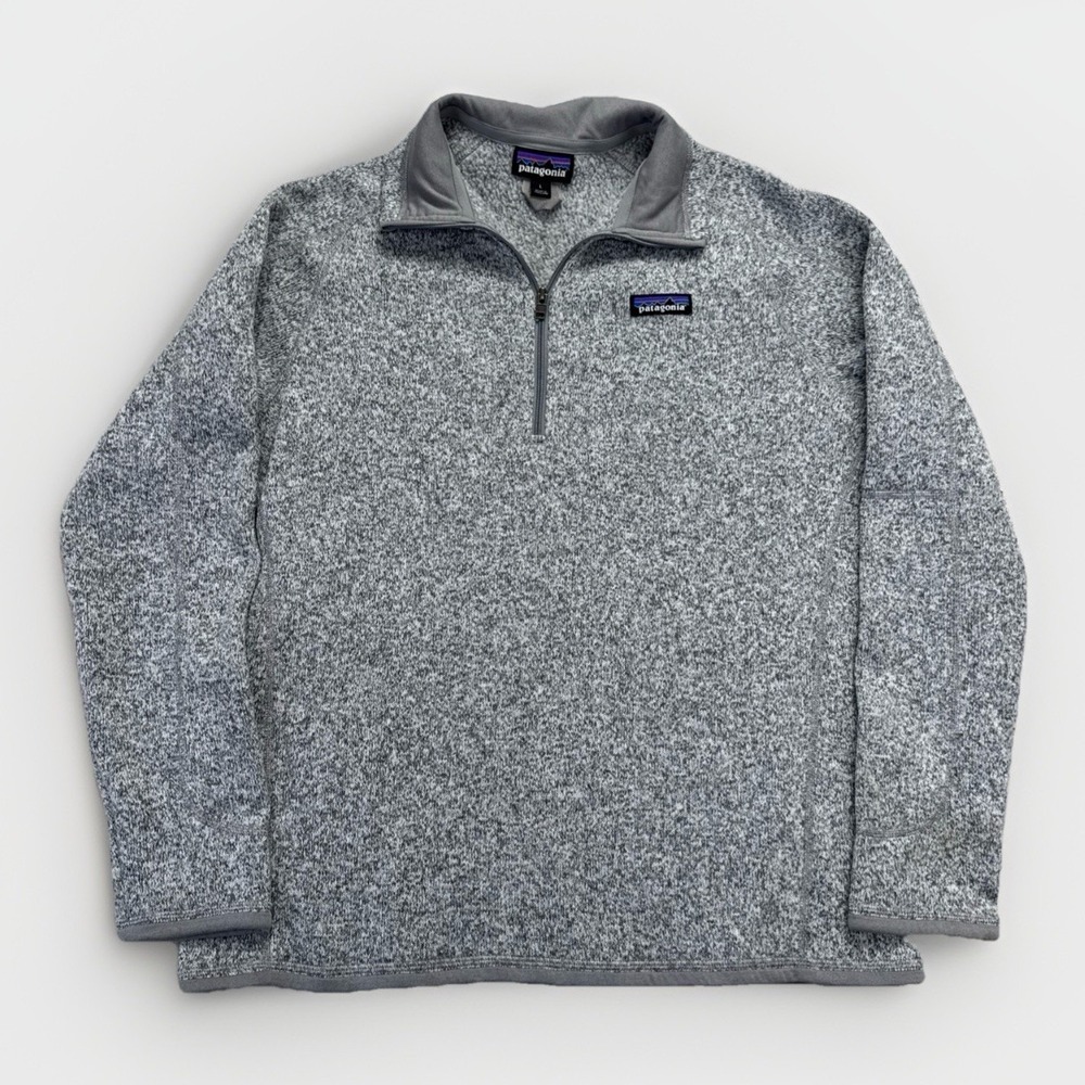 Patagonia Women's Gray Quarter-Zip Fleece Pullover